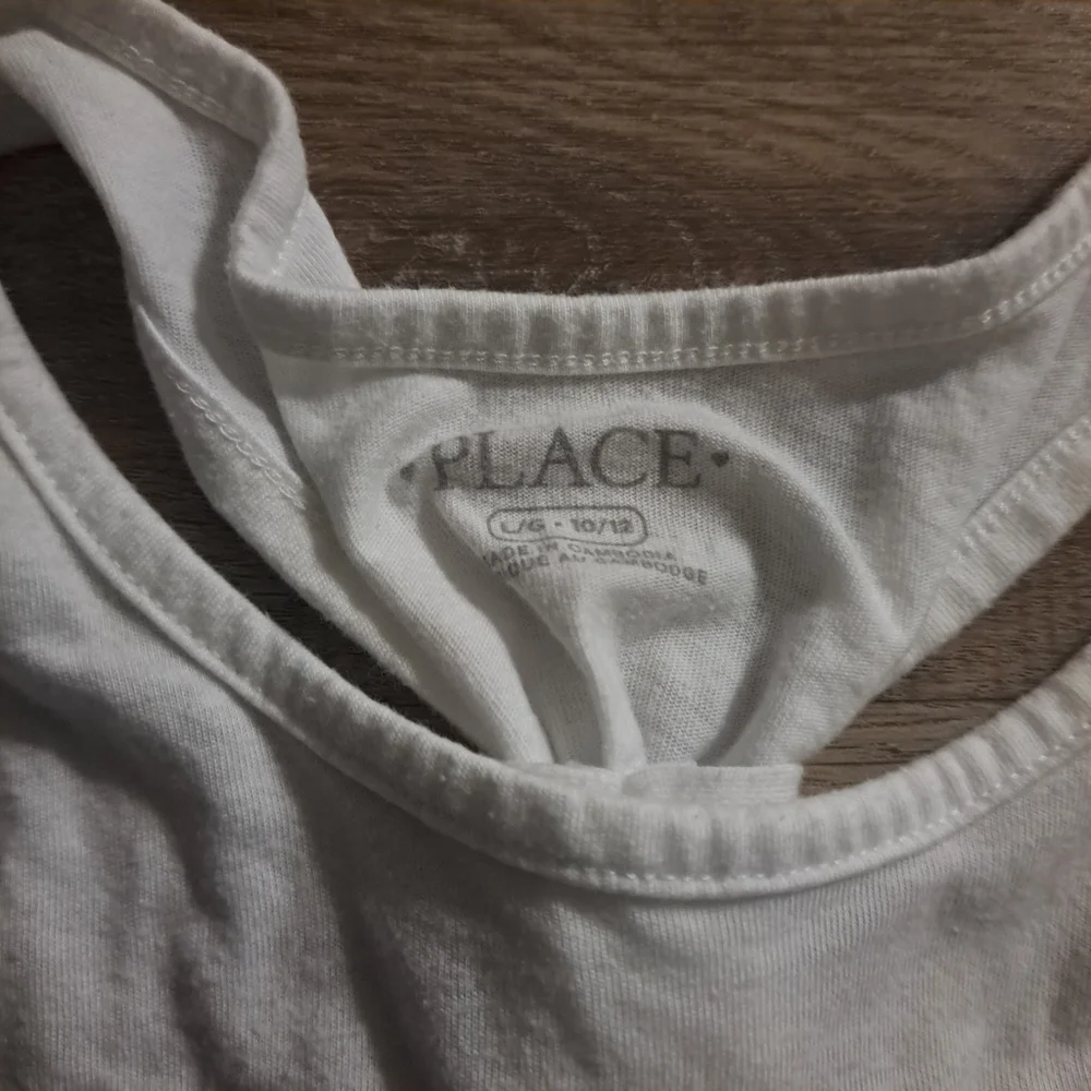 The Children's Place 'Weekend' Graphic Design Kids Racerback Tank Top Size Large